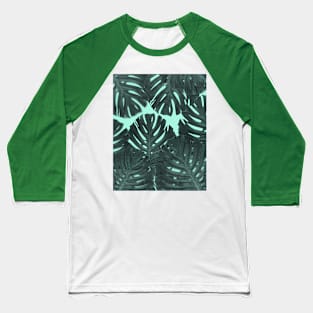 Monstera Leaf Baseball T-Shirt